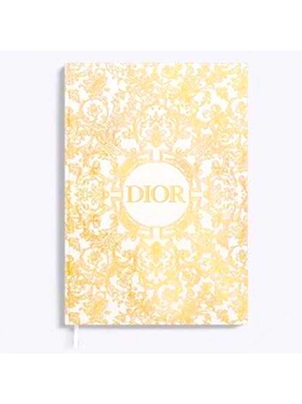 CHRISTIAN Dior Premium Notebook Christmas Holiday 2023 White Golden Authentic
